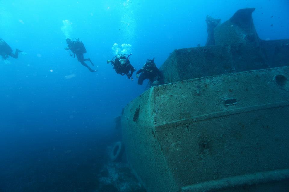 Wreck diving at Ialisos bay